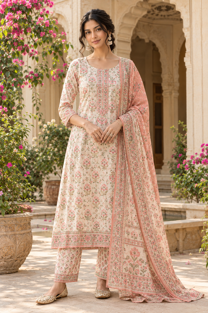 cotton suits set for women
